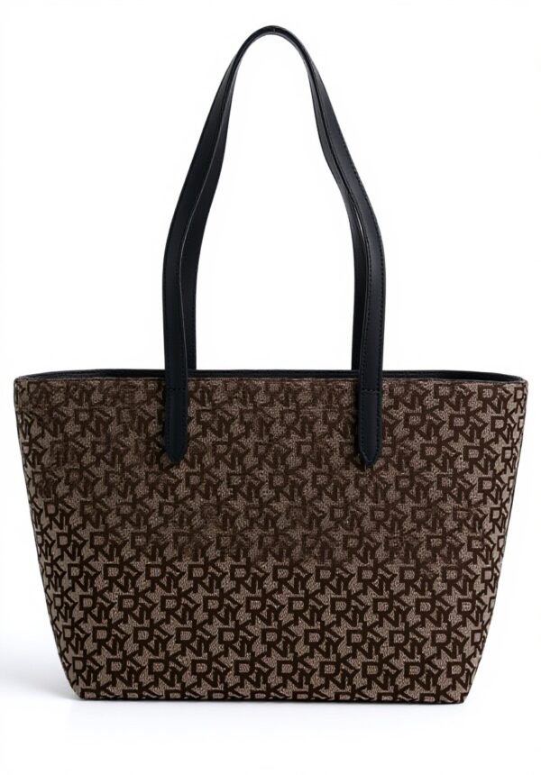 Cabas DKNY Bryant Zip Tote M Chino Charbon Femme