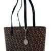 Cabas DKNY Bryant Zip Tote M Chino Charbon Femme