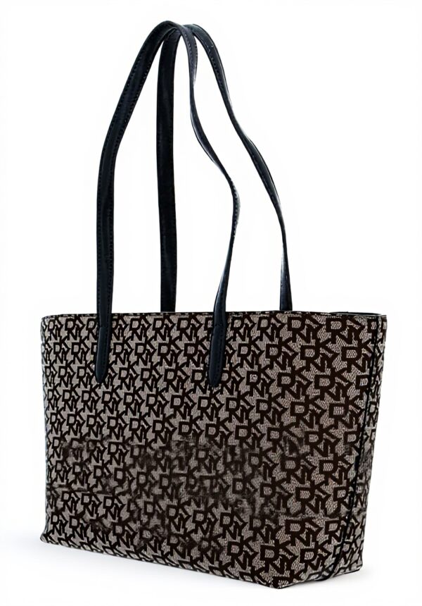 Cabas DKNY Bryant Zip Tote M Chino Charbon Femme