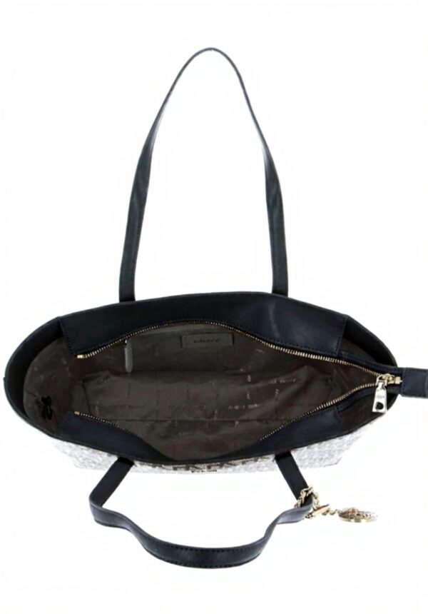 Cabas DKNY Bryant Zip Tote M Chino Charbon Femme