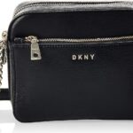 Sac bandoulière DKNY femme noir compact design qualité-0