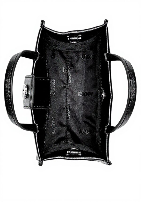 Sac bandoulière DKNY Carter Mini Tote Noir Argent femme