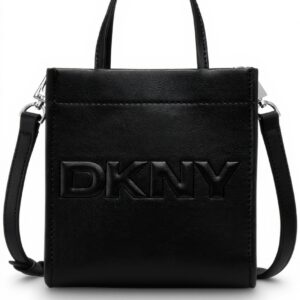 Sac bandoulière DKNY Carter Mini Tote Noir Argent femme