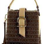 Sac bandoulière DKNY Deena Chino Kaki Clair Femme