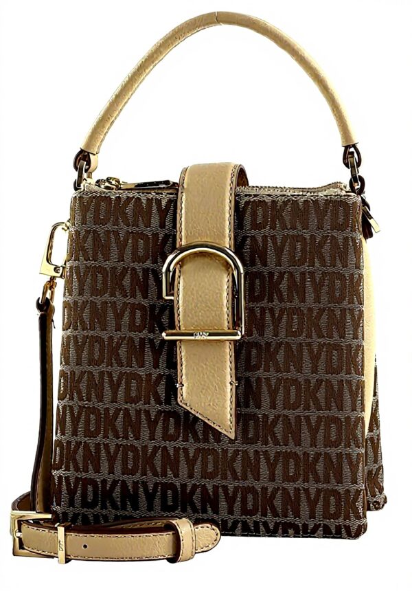 Sac bandoulière DKNY Deena Chino Kaki Clair Femme