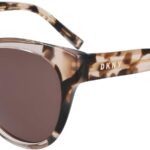 DKNY DK533S Sunglasses Women Nude Tortoise Acetate-0