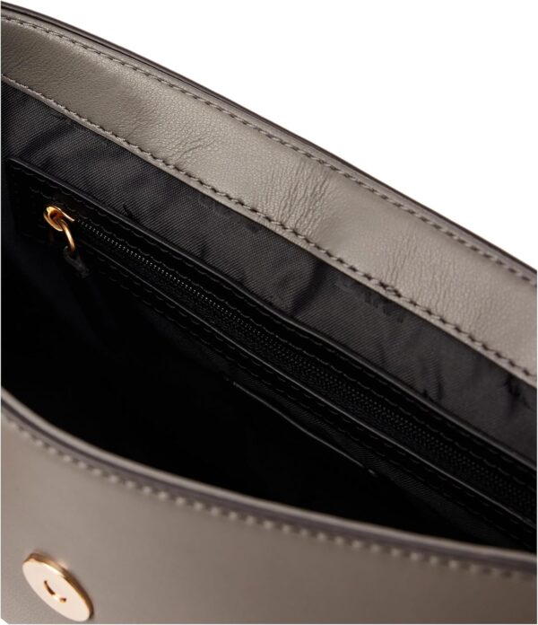 DKNY Sac bandoulière femme rabat gris foncé Belen-3