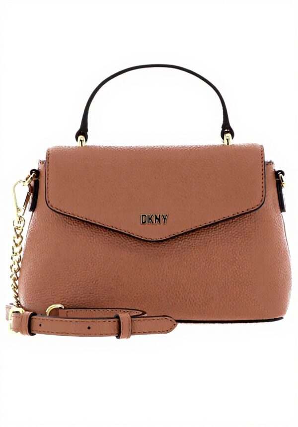Sac bandoulière DKNY Frankie Crossbody Cuir Cashew