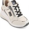 Baskets mode DKNY Kai Lace-up Wedge cuir femme