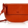 Sac bandoulière DKNY Kiera Flap Crossbody Rouge Brique