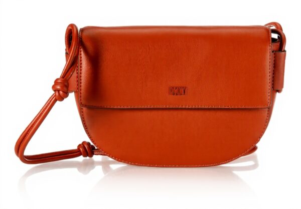 Sac bandoulière DKNY Kiera Flap Crossbody Rouge Brique