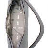 Sac bandoulière mini DKNY femme cuir gris porté main