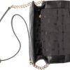 Sac bandoulière femme DKNY Elissa noir doré classique-3