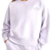 Pull Femme DKNY Logo Brodé Col Rond Poches Confortable-1