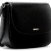 Sac bandoulière DKNY Bryant Noir doré contemporain femme