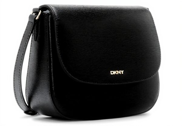 Sac bandoulière DKNY Bryant Noir doré contemporain femme