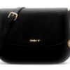 Sac bandoulière DKNY Bryant Noir doré contemporain femme