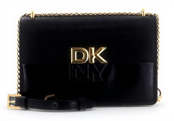 Sac bandoulière DKNY Echo Small Chain Flap cuir nappa PU