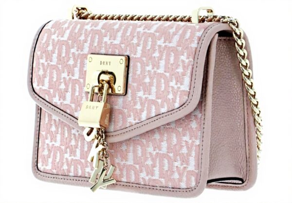 Sac bandoulière DKNY Elissa rose femme mode pratique