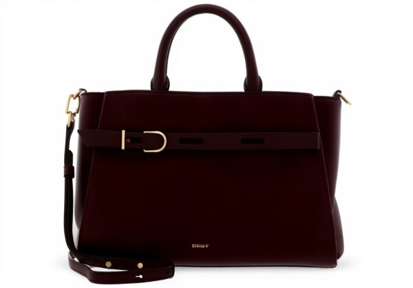 Sac porté main DKNY Onyx Satchel Garnet élégant