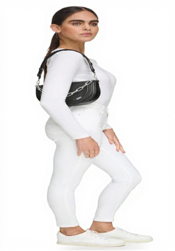 Sac porté épaule DKNY Orion noir femme élégant moderne