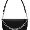 Sac porté épaule DKNY Orion noir femme élégant moderne