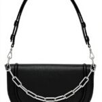 Sac porté épaule DKNY Orion noir femme élégant moderne
