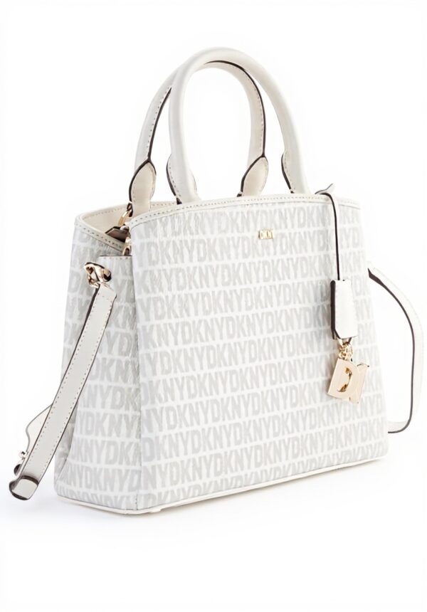 Sac bandoulière DKNY Paige Medium Chanvre Galet Femme